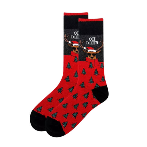Oh Deer Christmas Funky Socks